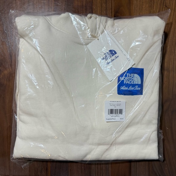 Aime Leon Dore ALD / The North Face Logo Hoodie Pristine White Logo Size XXL - Picture 5 of 7